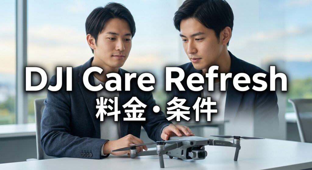 DJI Care Refreshの料金・条件と加入手順を解説