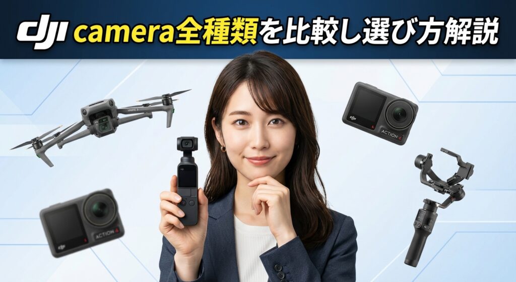 dji camera全種類を比較し選び方解説