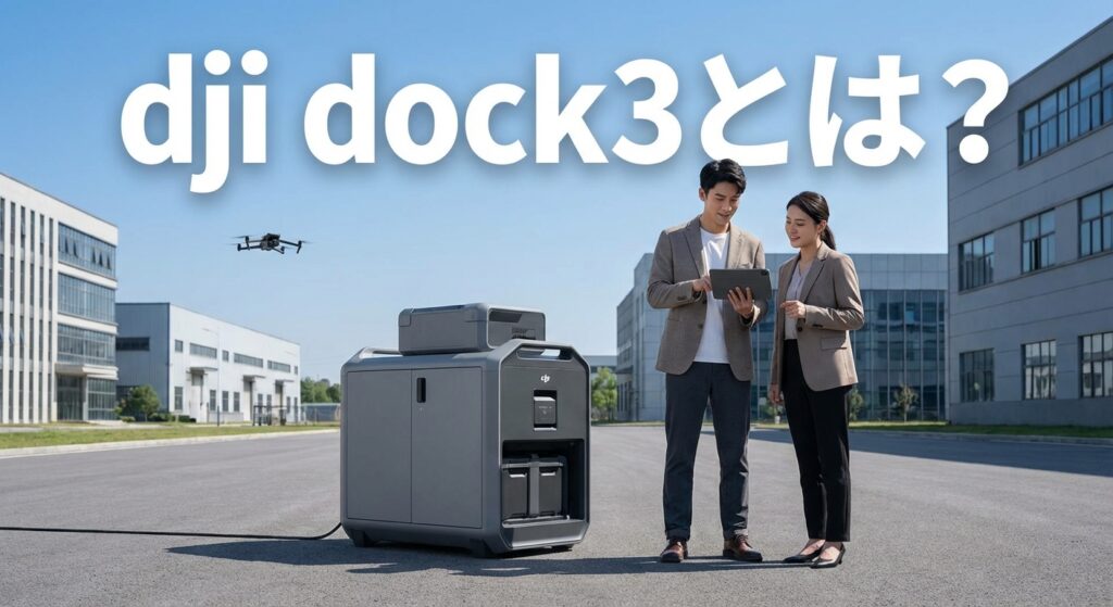 dji dock3とは？機能・比較・費用対効果と導入ガイド