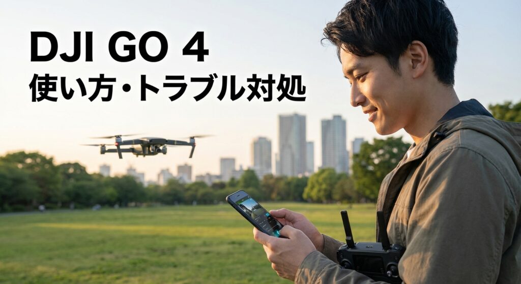 DJI GO 4のダウンロードから使い方・トラブル対処まで