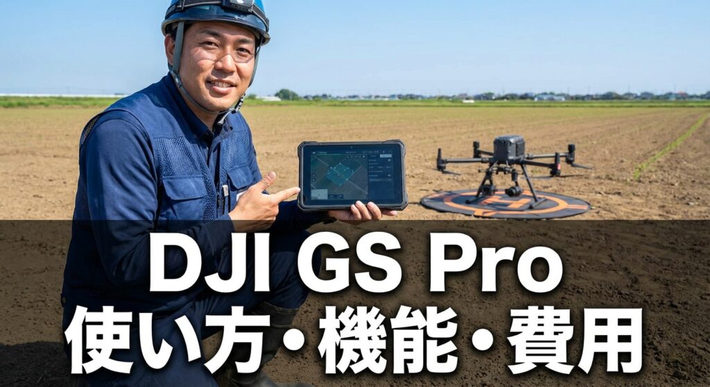 DJI GS Proの使い方と機能導入費用まで解説