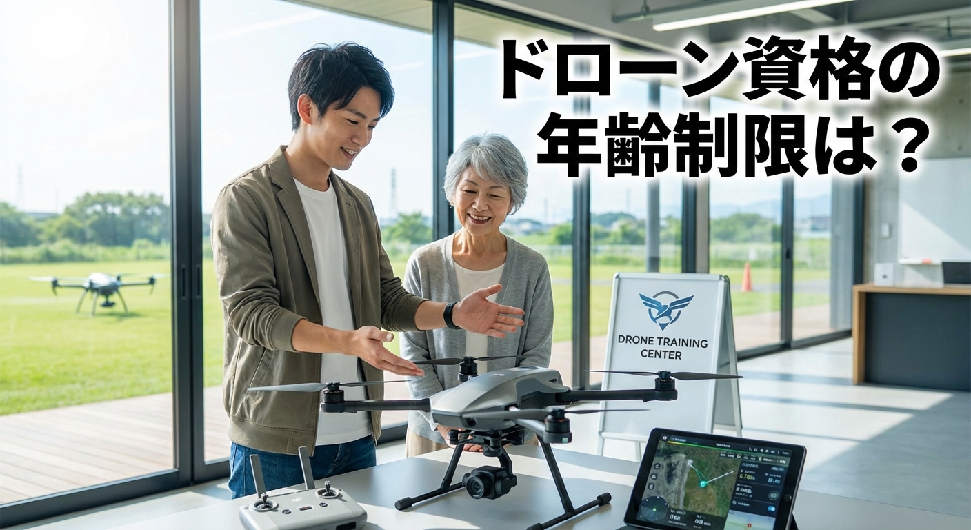 ドローン資格の年齢制限は?未成年とシニアも解説