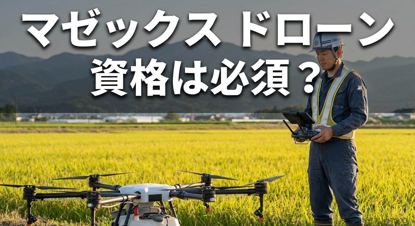 マゼックス ドローン 資格は必須?種類と費用、取得方法まとめ
