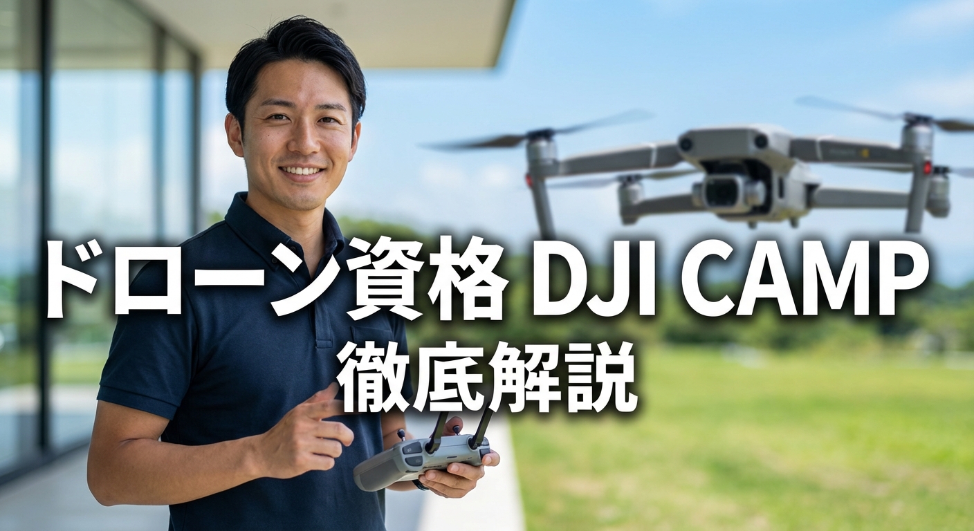 ドローン資格DJI CAMPの費用と期間、国家ライセンス連携まで解説