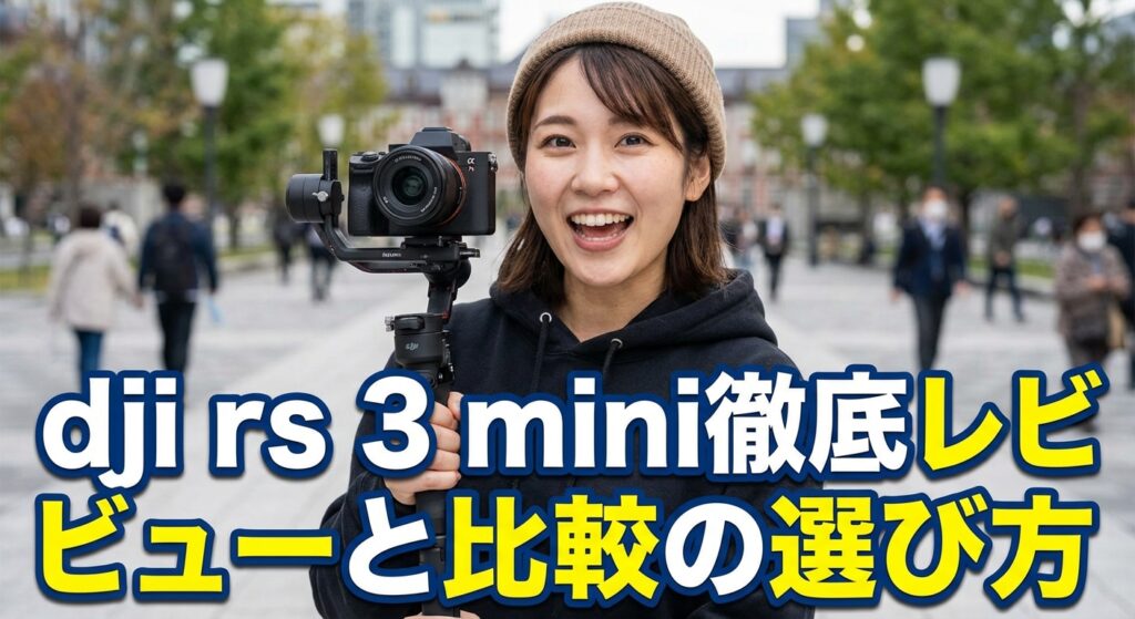 dji rs 3 mini徹底レビューと比較の選び方