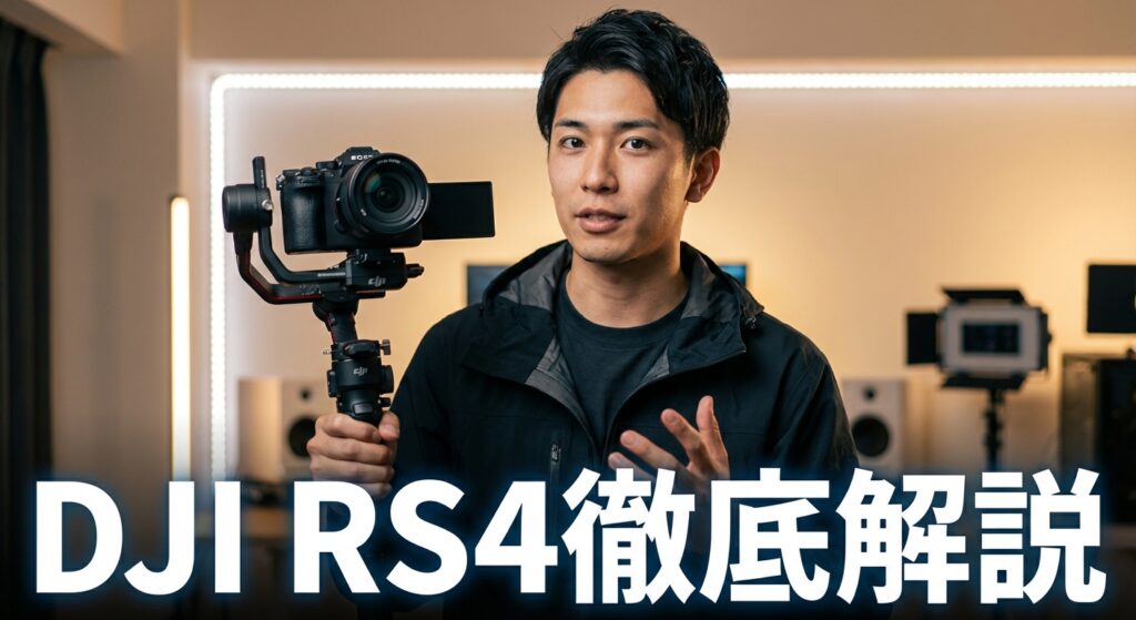 DJI RS4徹底解説 RS3/RS4 Pro比較とRC2連携