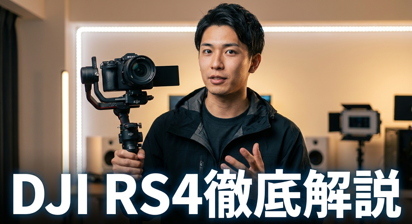 DJI RS4徹底解説 RS3/RS4 Pro比較とRC2連携