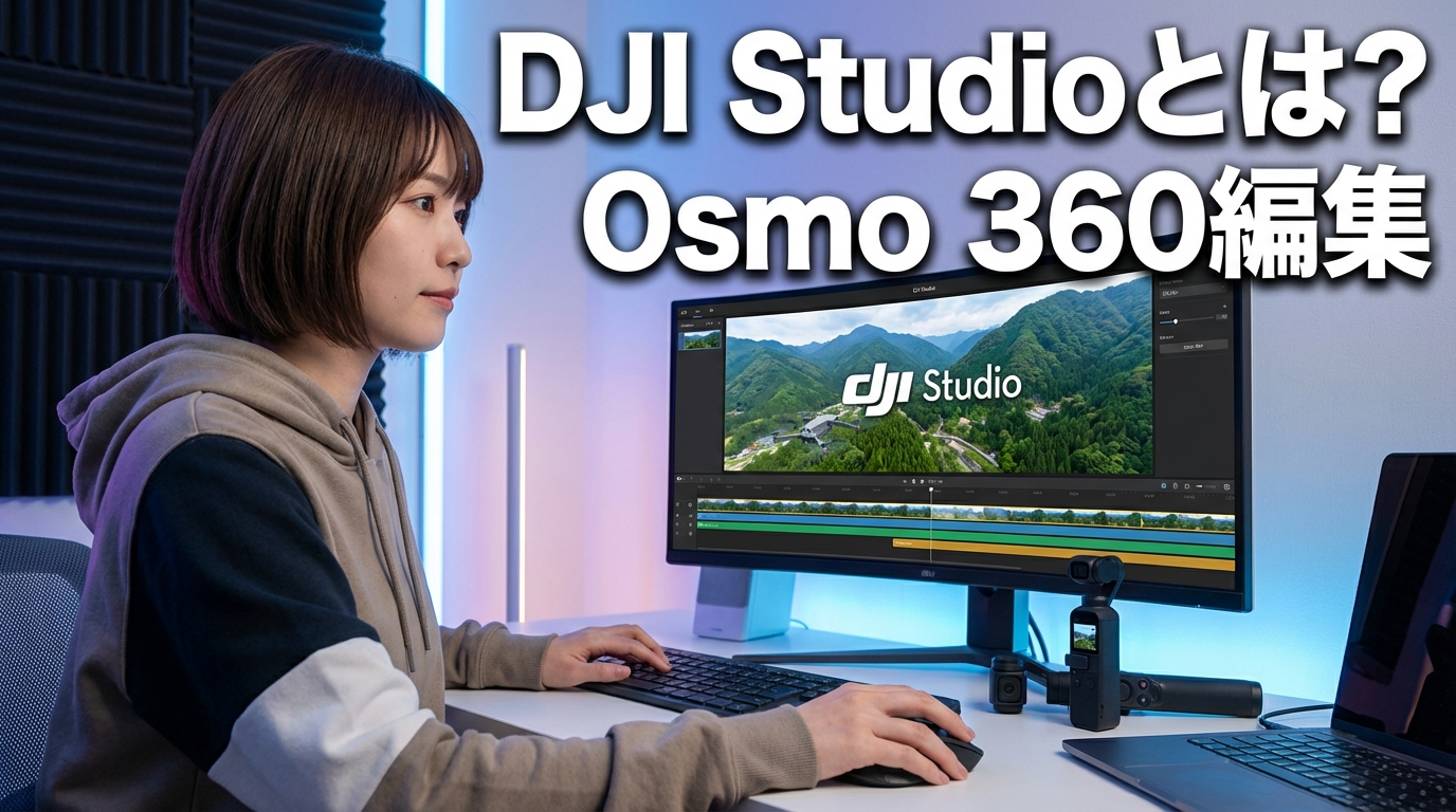 DJI Studioとは?Osmo 360編集の使い方と機能