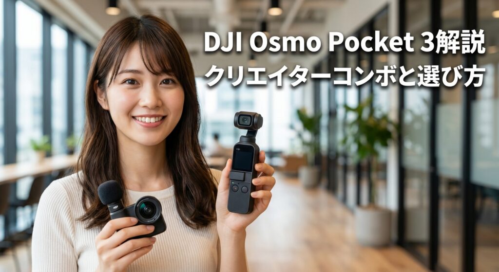 DJI Osmo Pocket 3解説 クリエイターコンボと選び方