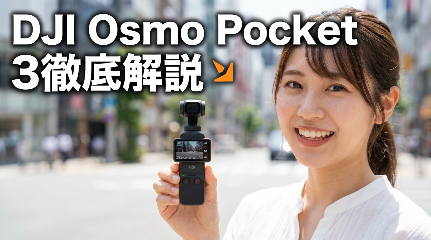 DJI Osmo Pocket 3徹底解説｜比較と選び方