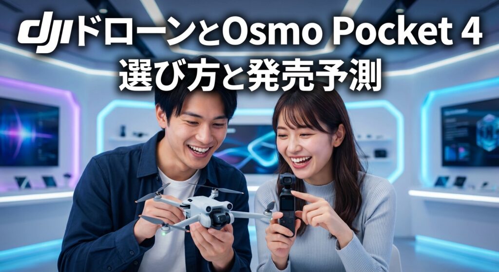 dji ドローンとOsmo Pocket 4選び方と発売予測