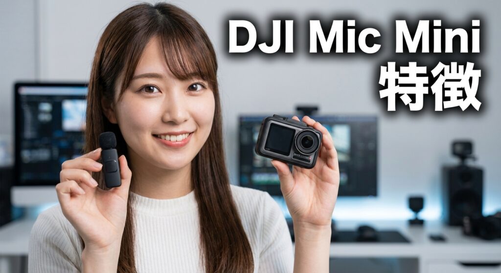 DJI Mic Miniの特徴とOsmo Action連携・無印比較