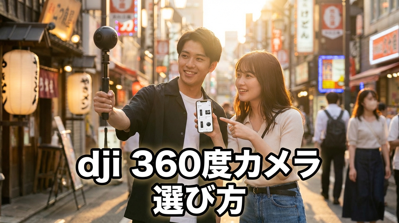 dji 360度カメラの選び方と活用術 比較解説