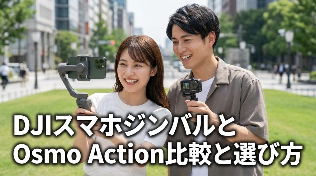 DJIスマホジンバルとOsmo Action比較と選び方