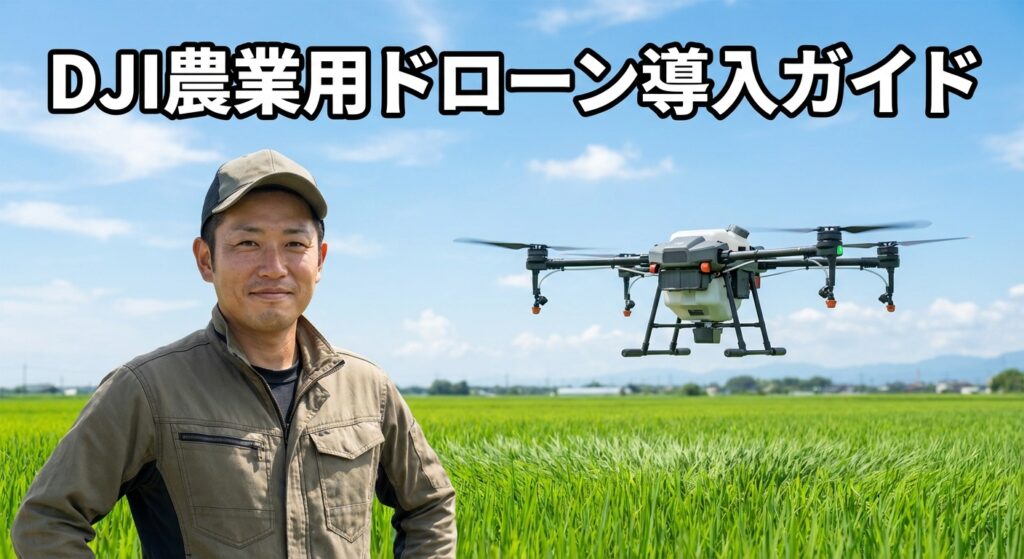 DJI農業用ドローン導入ガイド費用と保険法規制も解説