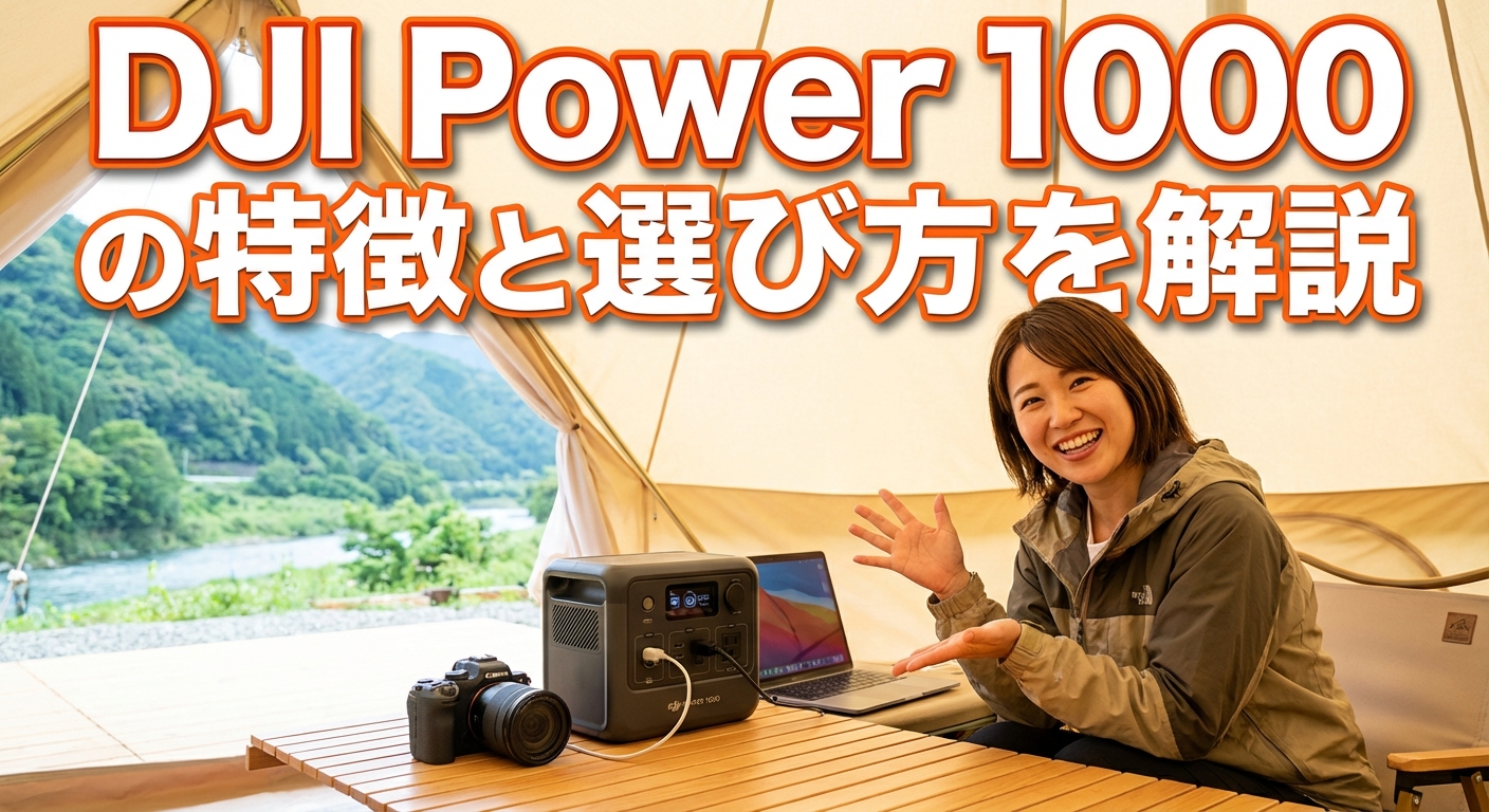 DJI Power 1000の特徴と選び方を解説