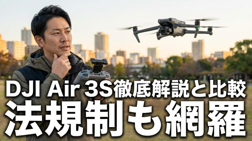 DJI Air 3S徹底解説と比較 法規制も網羅