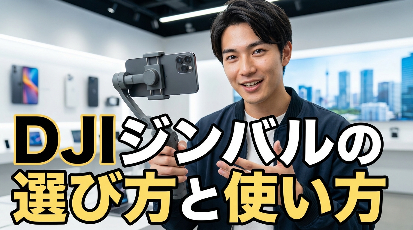 DJIジンバルの選び方と使い方サポート終了まで解説