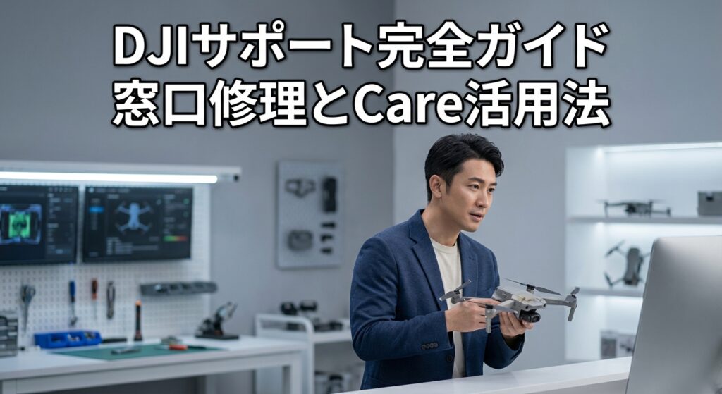 DJIサポート完全ガイド 窓口修理とCare活用法