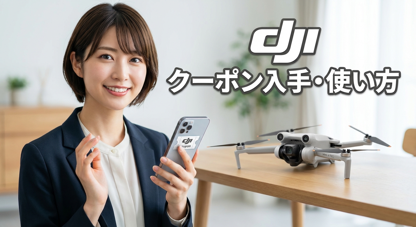 dji クーポン入手・使い方とCare Refresh登録手順