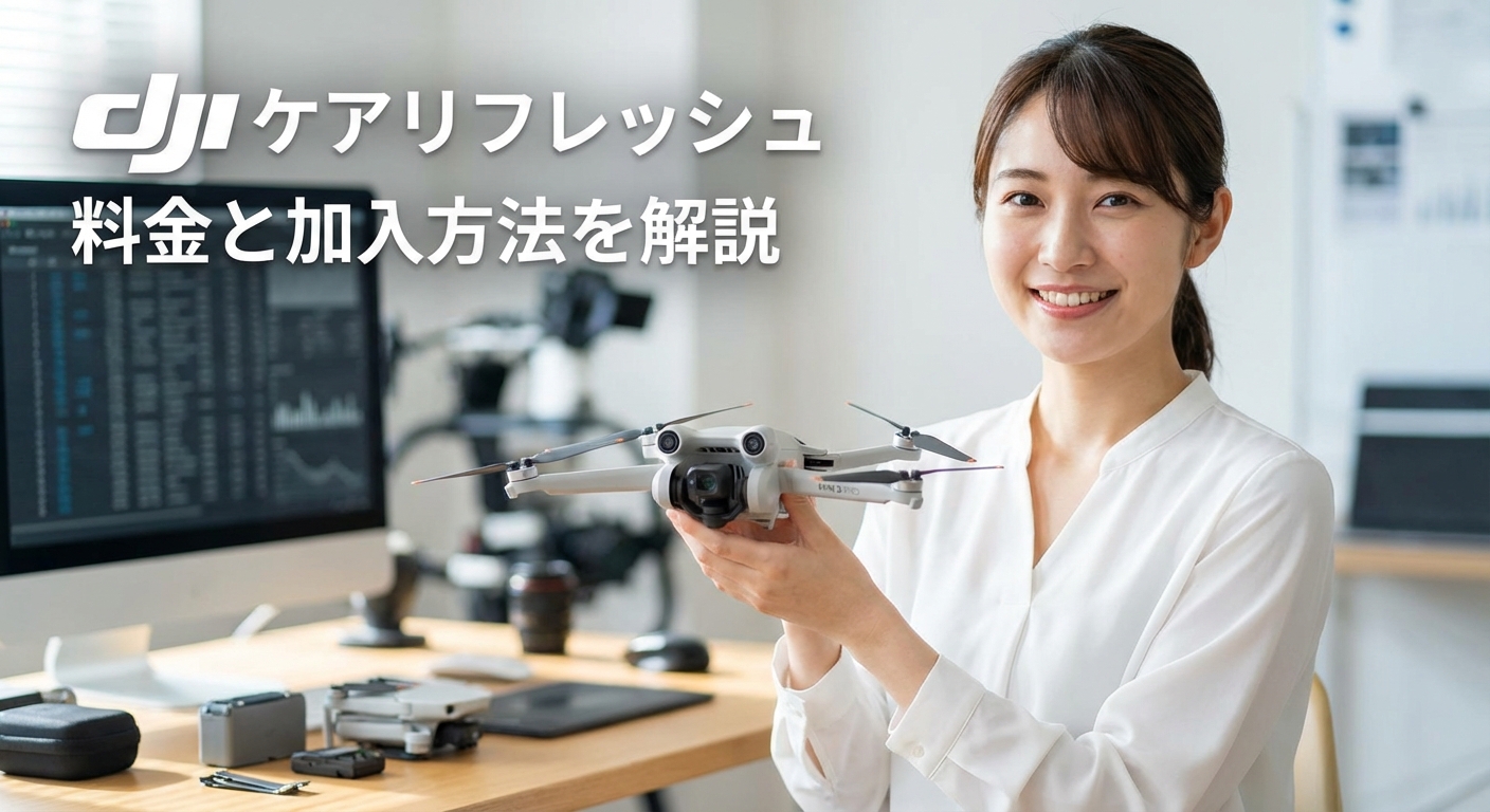 dji ケアリフレッシュ料金と加入方法を解説