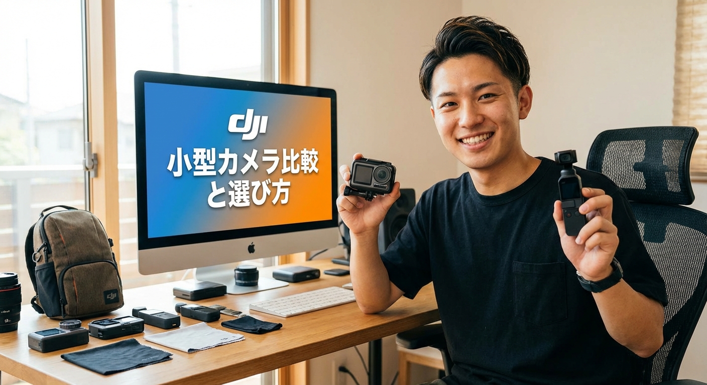 dji 小型カメラ比較と選び方 PocketとOsmo Action