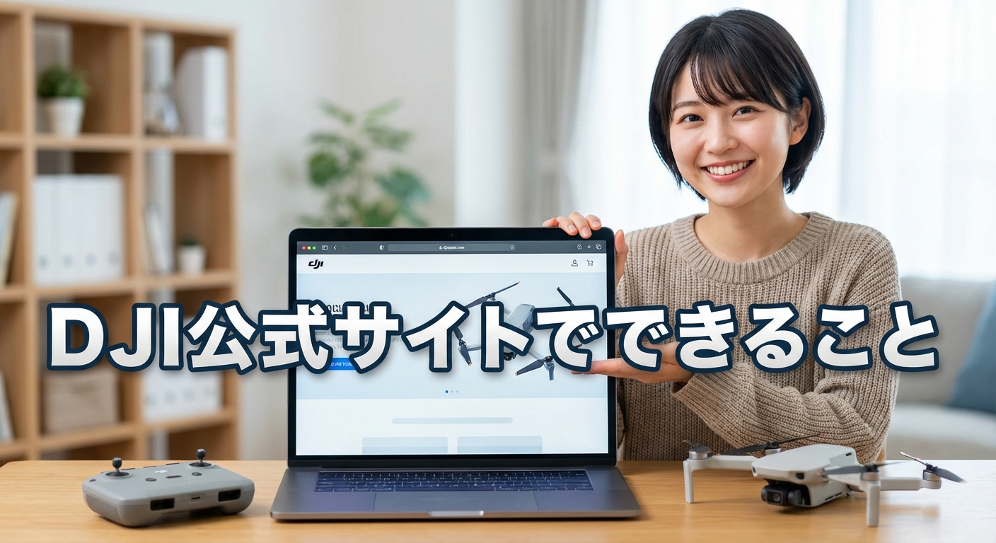 DJI公式サイトでできることと活用術まとめ