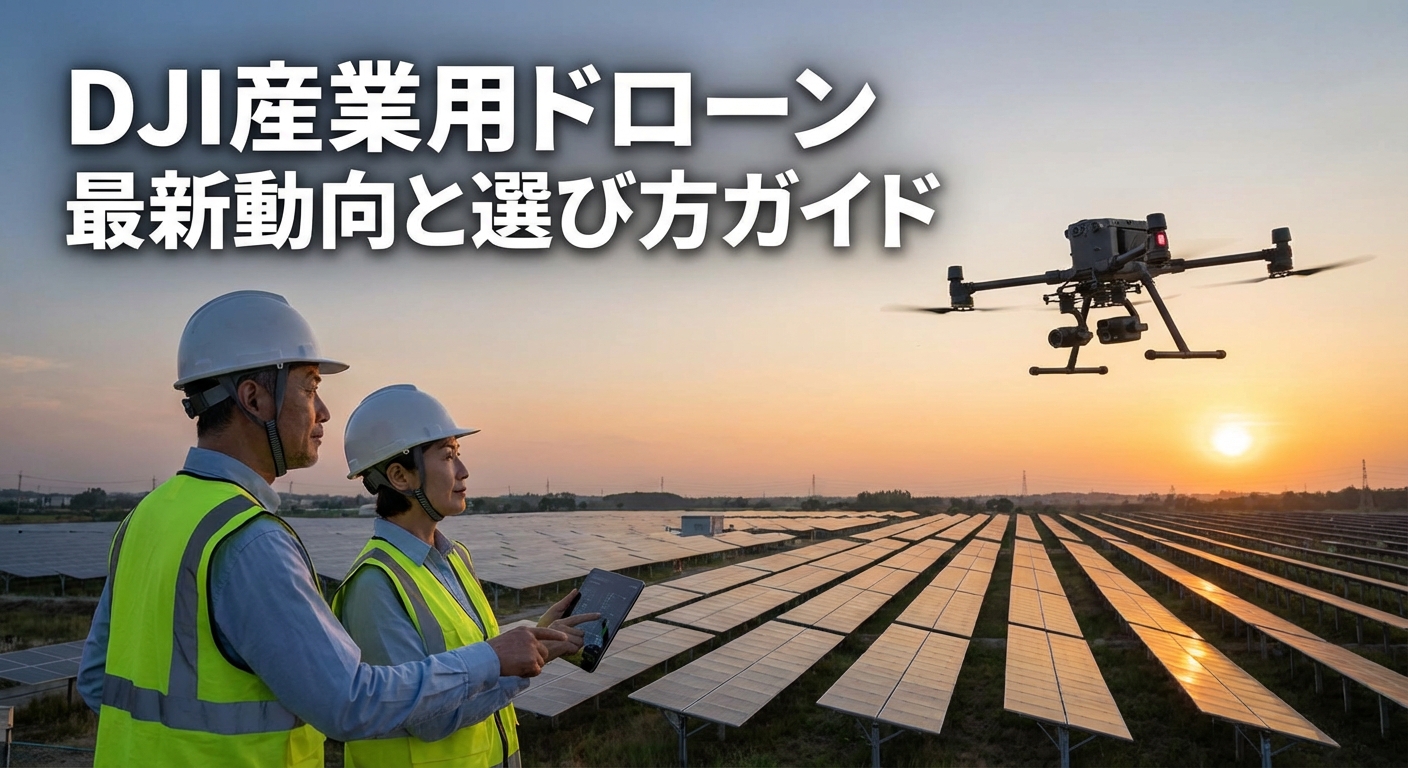 DJI産業用ドローン最新動向と選び方ガイド