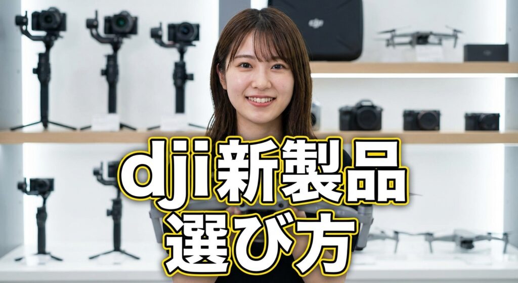 dji 新製品を発売日順に整理、選び方も解説