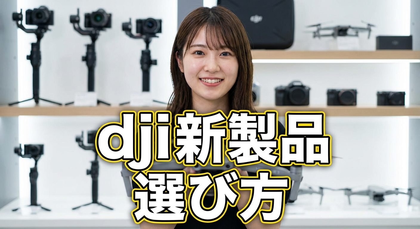 dji 新製品を発売日順に整理、選び方も解説