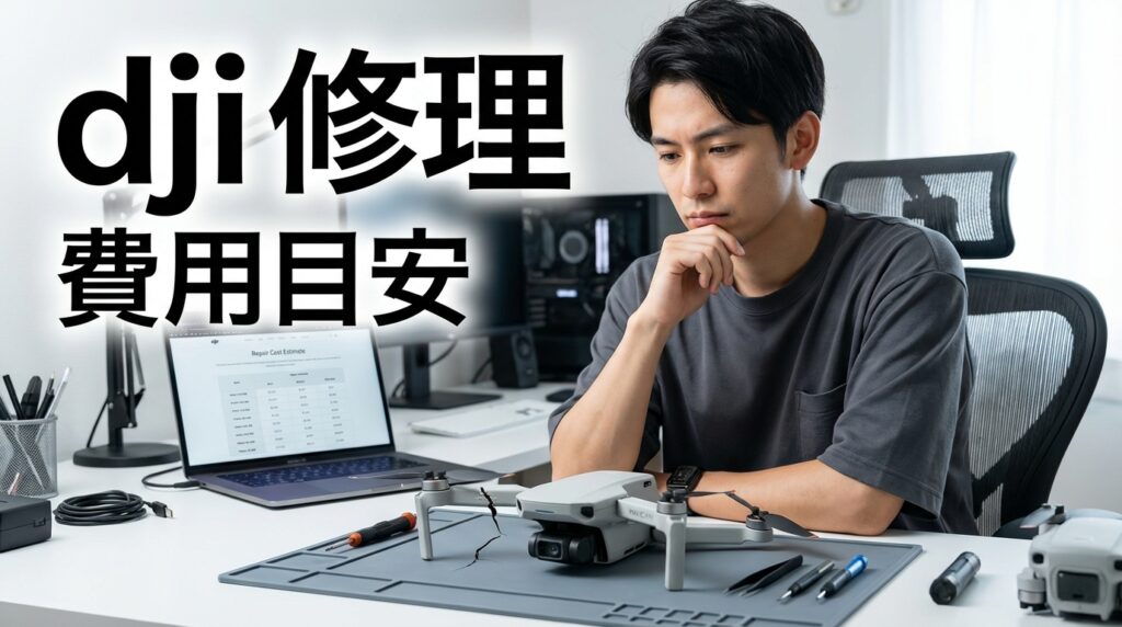dji 修理の手順と費用目安｜故障別・買い替え判断も解説