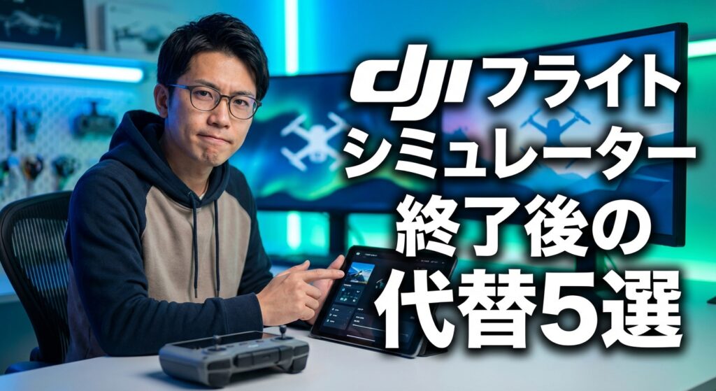 dji フライトシミュレーター終了後の代替5選と練習法