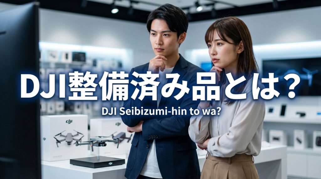DJI整備済み品とは？品質・保証と新品比較で購入判断