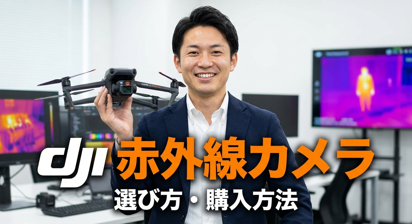 dji 赤外線カメラ全機種比較と選び方・購入方法