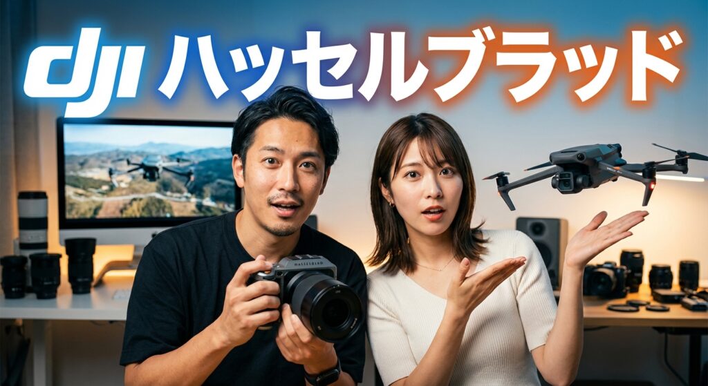 dji ハッセルブラッドの関係とメリット搭載製品を解説