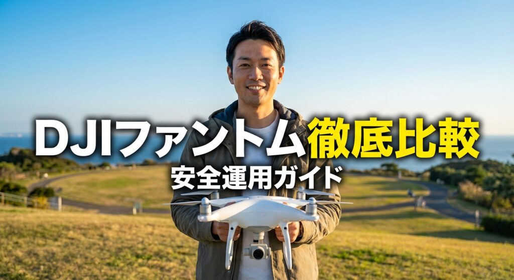 DJIファントム徹底比較と選び方安全運用ガイド