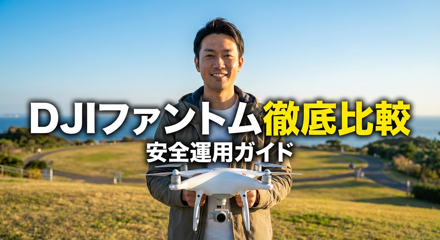 DJIファントム徹底比較と選び方安全運用ガイド
