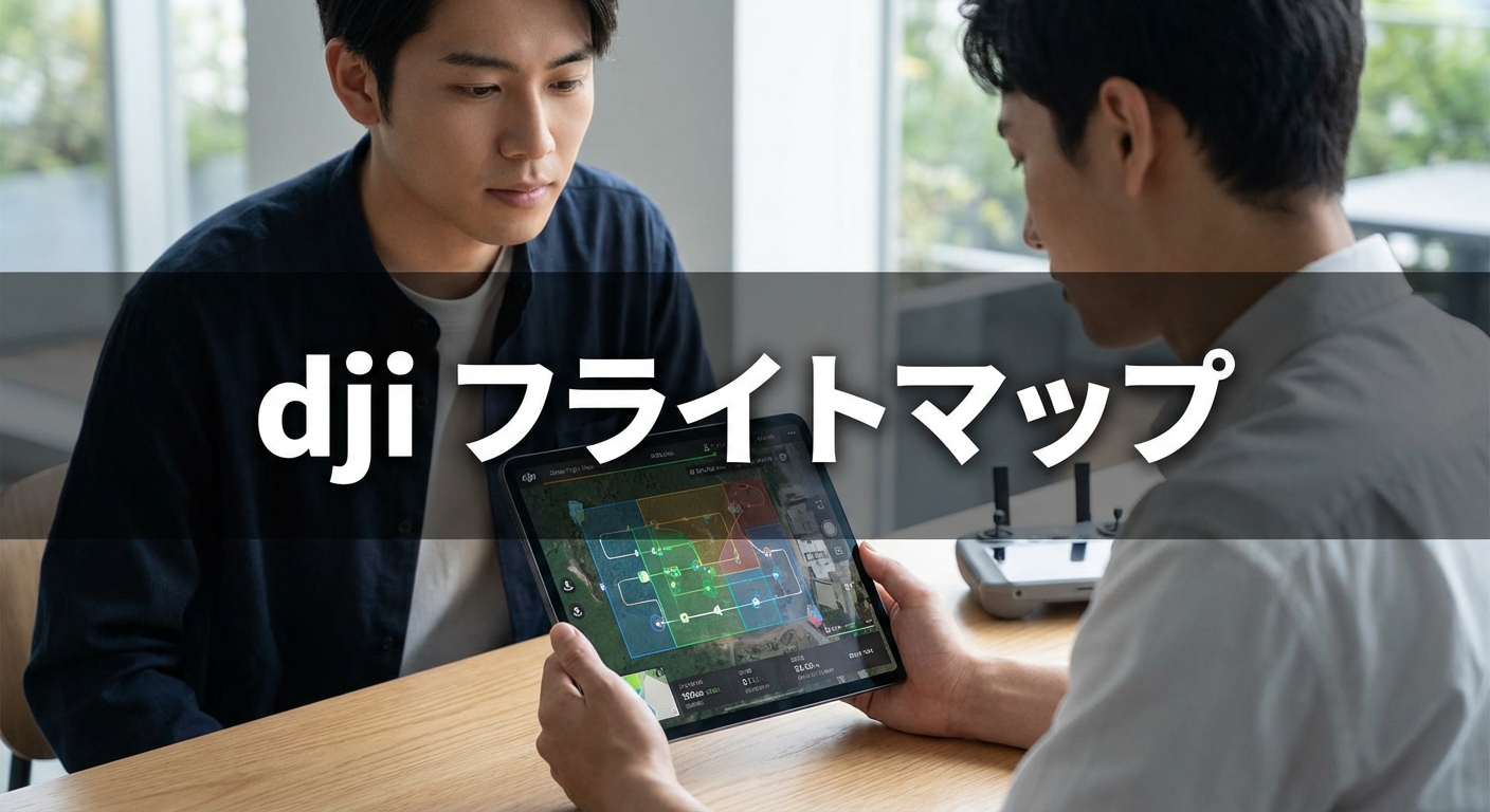dji フライトマップの見方とアンロック手順、フリップ可否も解説