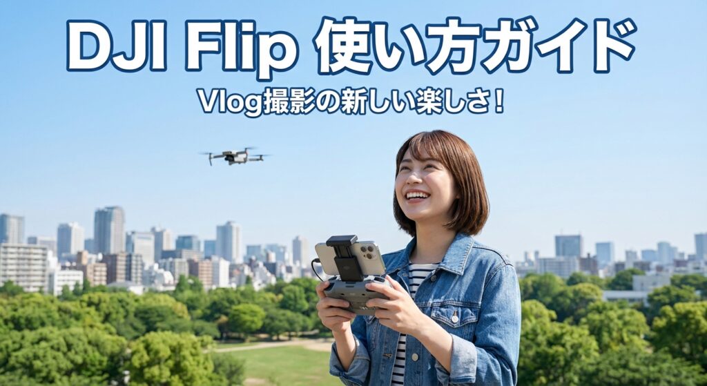 DJI Flipの特徴と使い方ガイド Vlog空撮とフォーカス解説
