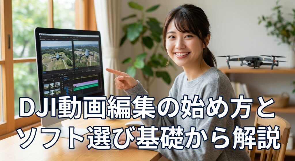 DJI動画編集の始め方とソフト選び基礎から解説