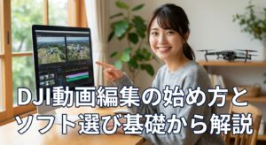 DJI動画編集の始め方とソフト選び基礎から解説