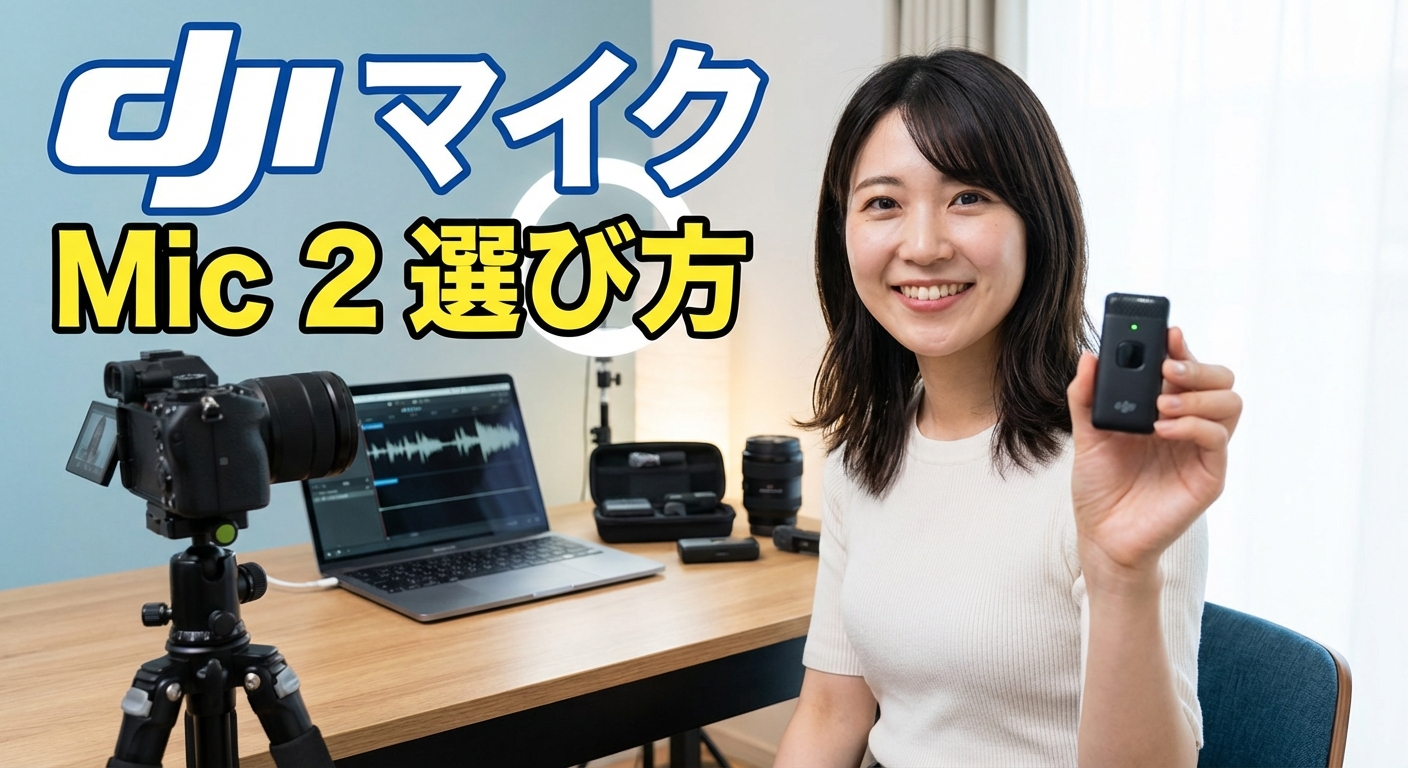 dji マイク全モデル比較とDJI Mic 2の選び方