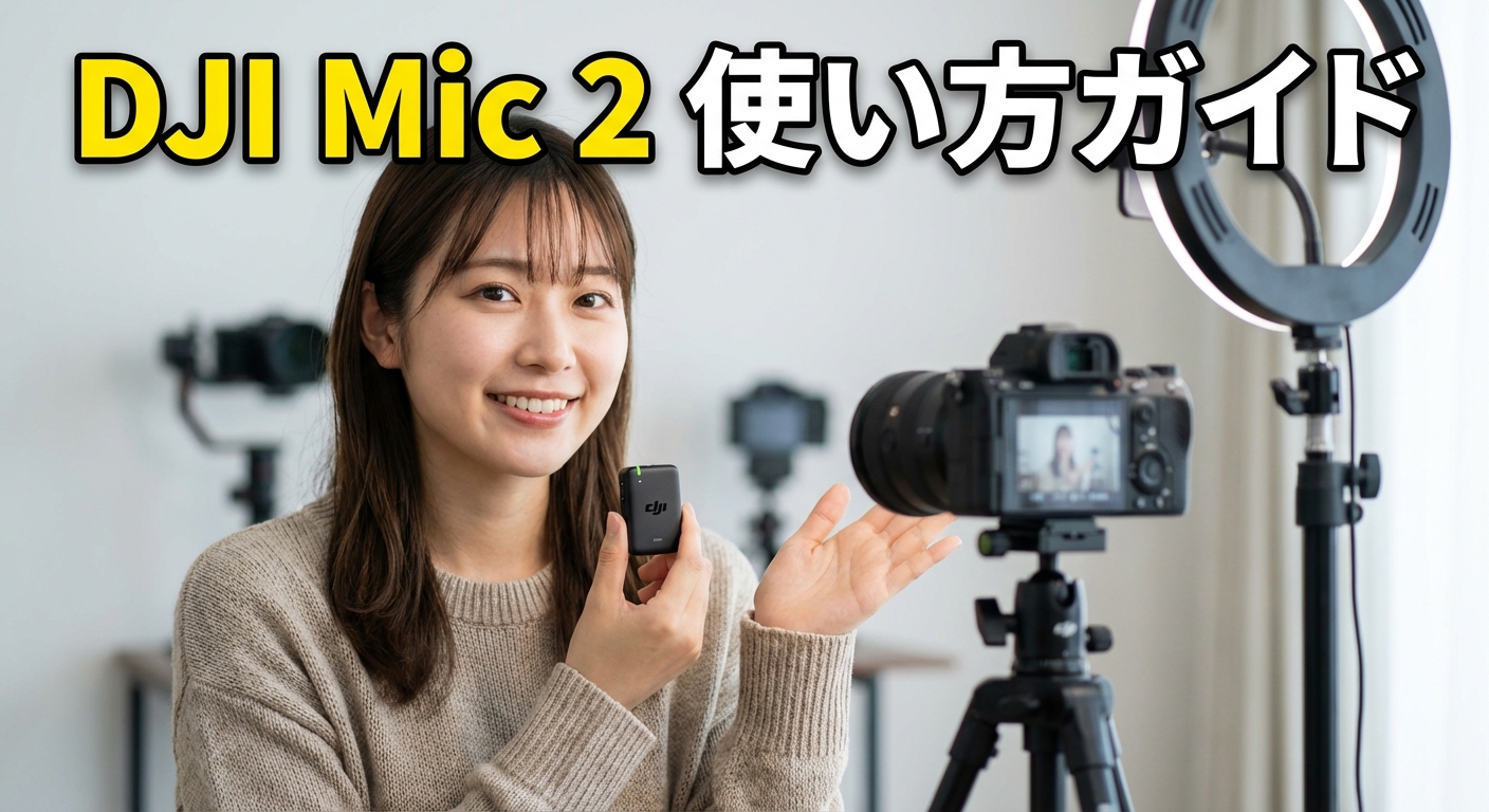 dji mic 2の機能・接続・比較と使い方ガイド