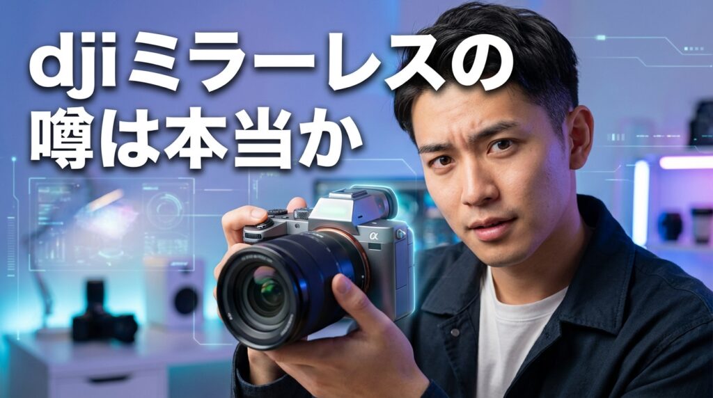 dji ミラーレスの噂は本当か実現性と影響を考察