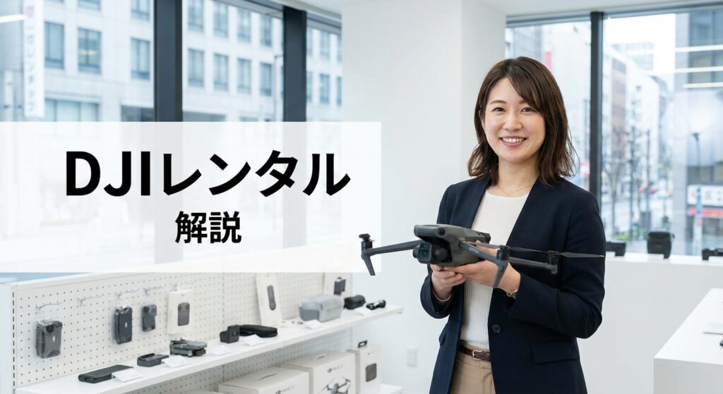 DJIレンタルの選び方と料金、流れや補償まで解説