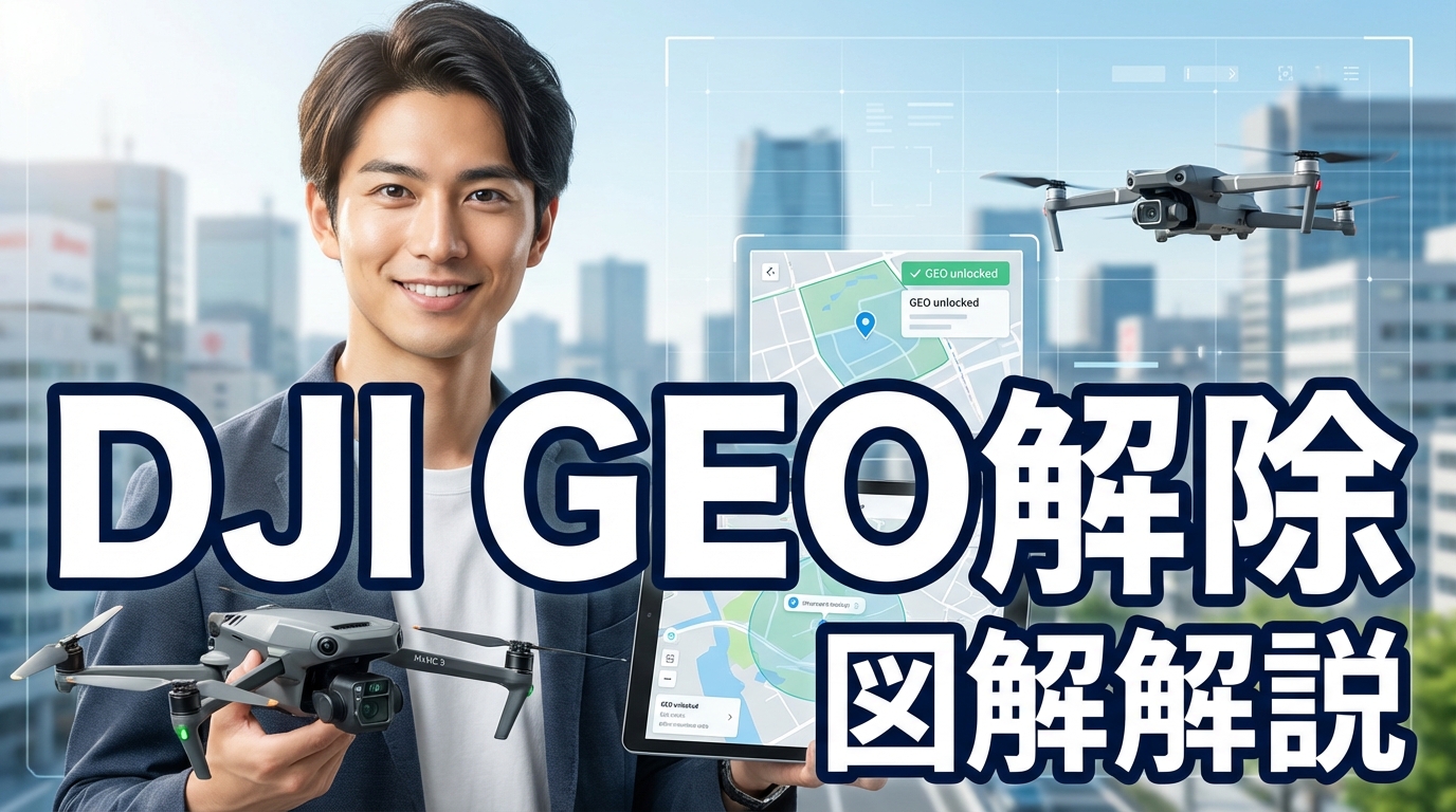 DJI GEO解除の申請手順とゾーン別条件を図解解説