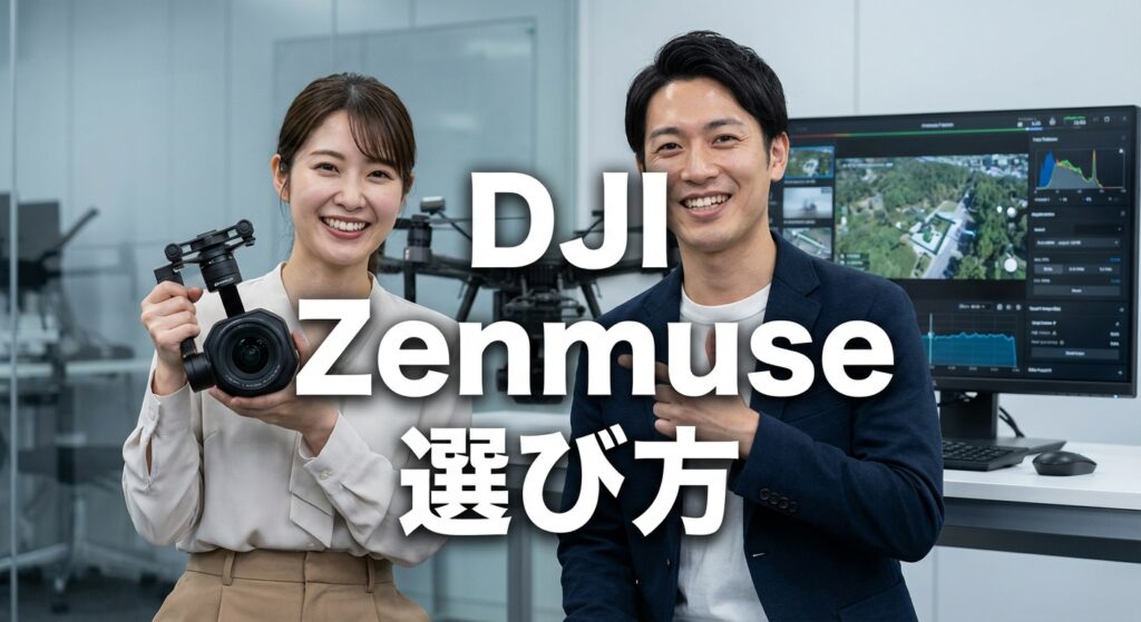DJI Zenmuseの選び方と主要モデル比較電源も解説