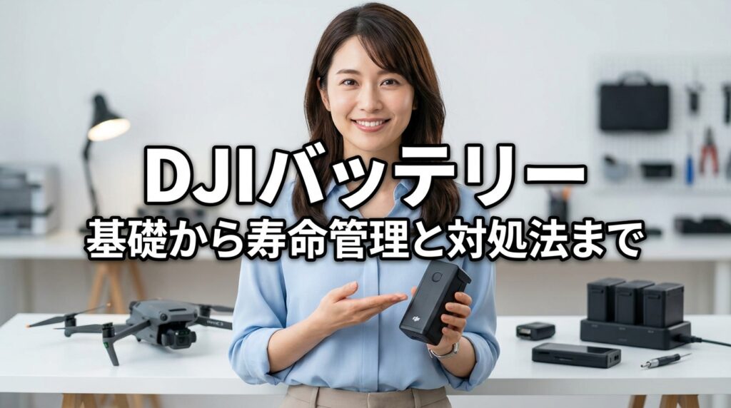 DJIバッテリー基礎から寿命管理と対処法まで